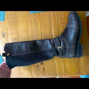 COLE HAAN barely worn brown riding boots